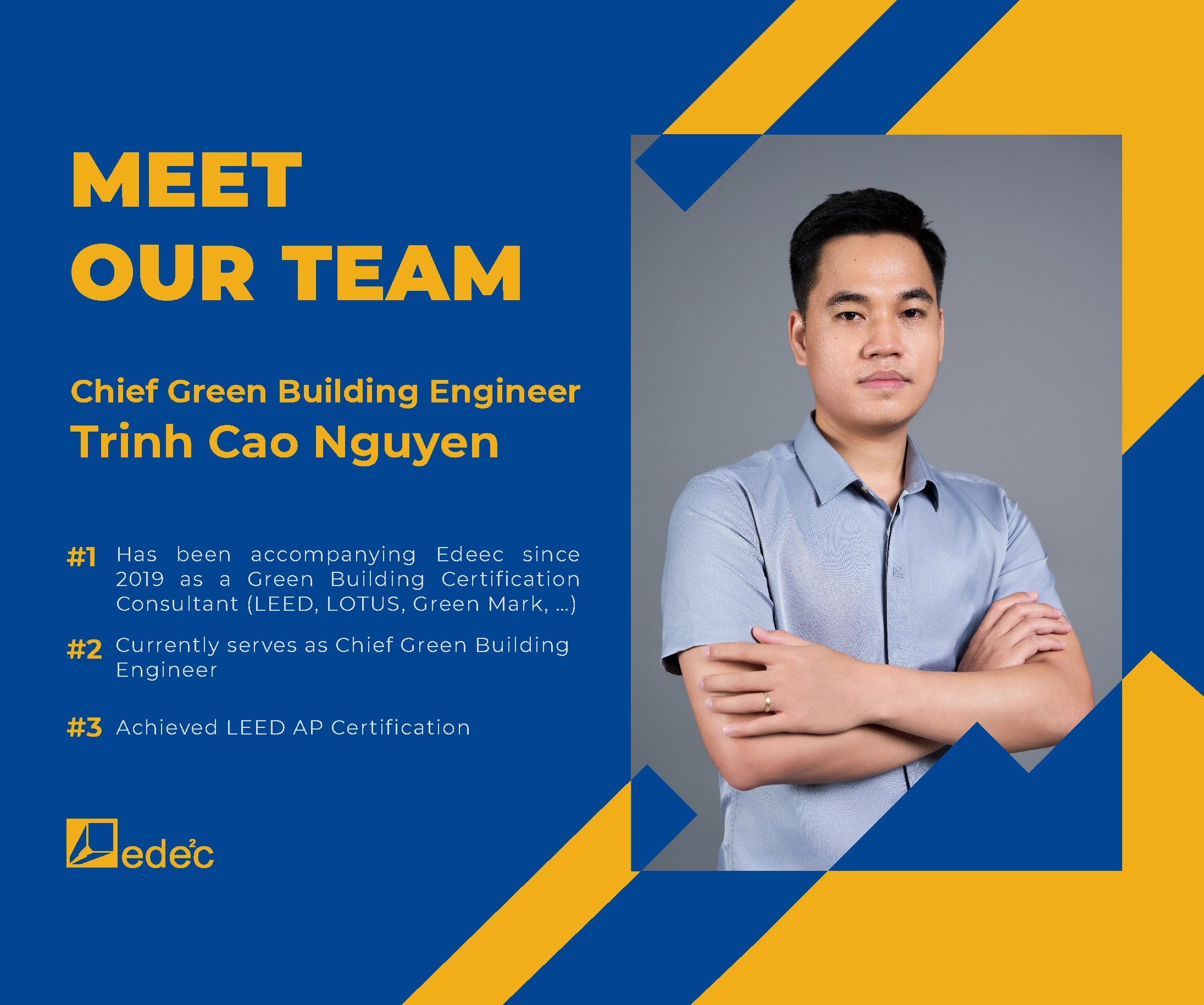 #3 Meet Our Team: Trinh Cao Nguyen – Chief Green Building Engineer